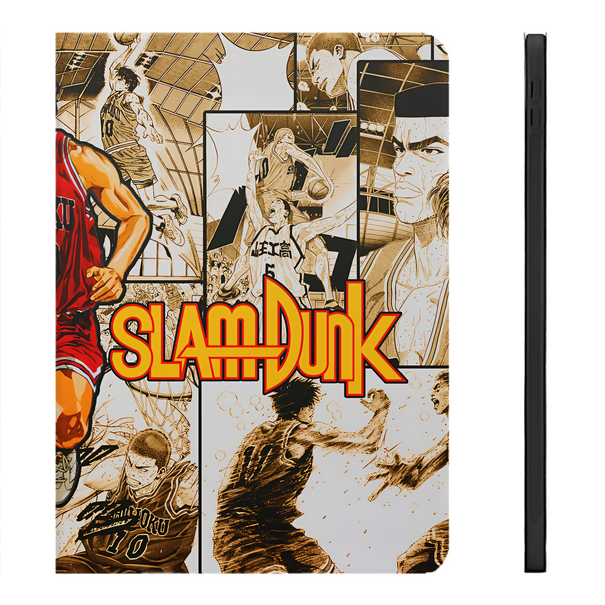 （画像用） SLAM DUNK／スラムダンク IPadケース ペンホルダー付き ブックスタイルデザイン